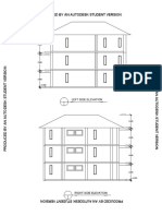 Produced by An Autodesk Student Version: Apex of Roof