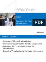 Microsoft Official Course: Evaluating The Environment For Virtualization