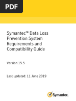 Symantec DLP 15.5 System Requirements Guide