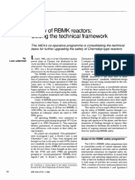 Safety of RBMK Reactors: Setting The Technical Framework