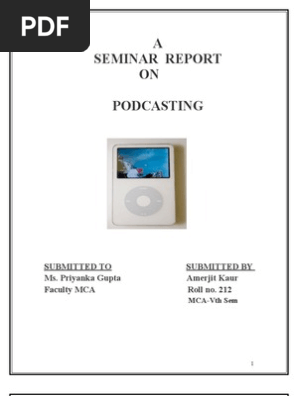Podcasting