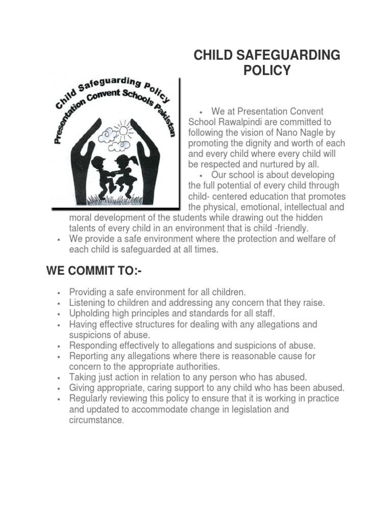 Child Safeguarding Policy Overview | PDF | Self-Improvement
