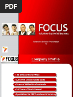 Focus ERP & Implementation Methodology Docuement