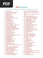 ANSI Relay Symbols