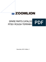 Zoomlion Mobile Crane RT60 Parts - Manual PDF