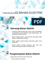 TEKNOLOGI BAHAN ELEKTRIK