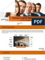 Human Capital Management Product Walkthrough
