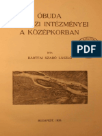 Bartfai Szabo Laszlo Buda Egyhazi Intezmenyei A Kozepkorbanan