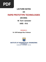 Lecture Notes Iare PDF