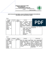 Evaluasi Dan Tindak Lanjut Penyampaian Informasi Pasien Pulang