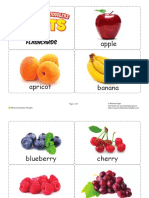 Fruits Flashcards Set 2