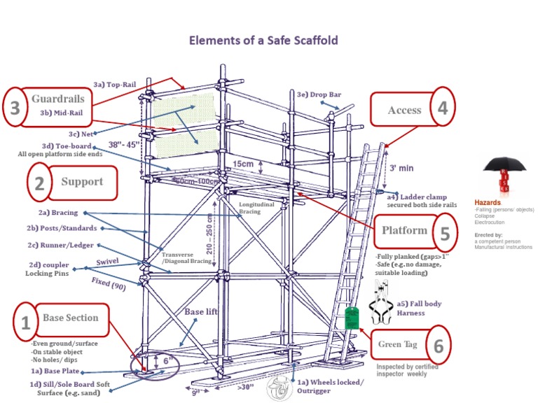 Safe Scaffold Components Overview | PDF | Scaffolding | Nature