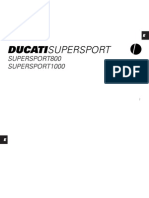 Ducati Super Sport 800&amp;1000 Owner's Manual