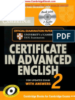 Cambridge Certificate in Advanced English 2