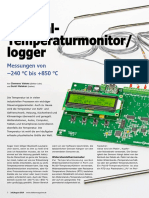 6-Kanal-Temperaturmonitor/ Logger: Messungen Von 240 °C Bis +850 °C