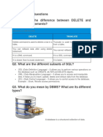 SQL Interview Questions