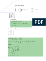 SOAL ALJABAR VEKTOR