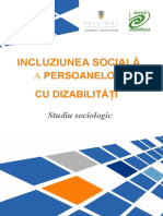 Studiu Incluziunea Sociala A Persoanelor Cu Dizabilitati