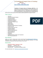 International Journal in Foundations of Computer Science Technology IJFCST