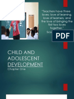 Principles On Child and Adolescent As Learners