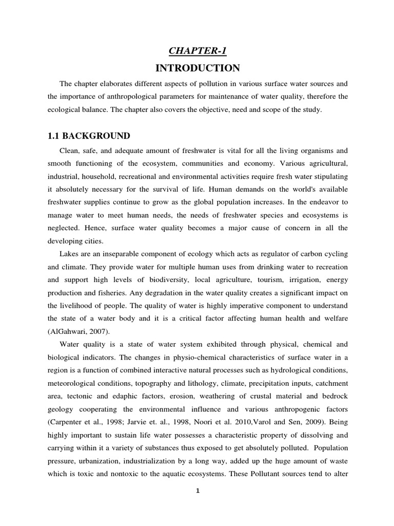 Surface Water Quality Modeling PDF Spss Eutrophication