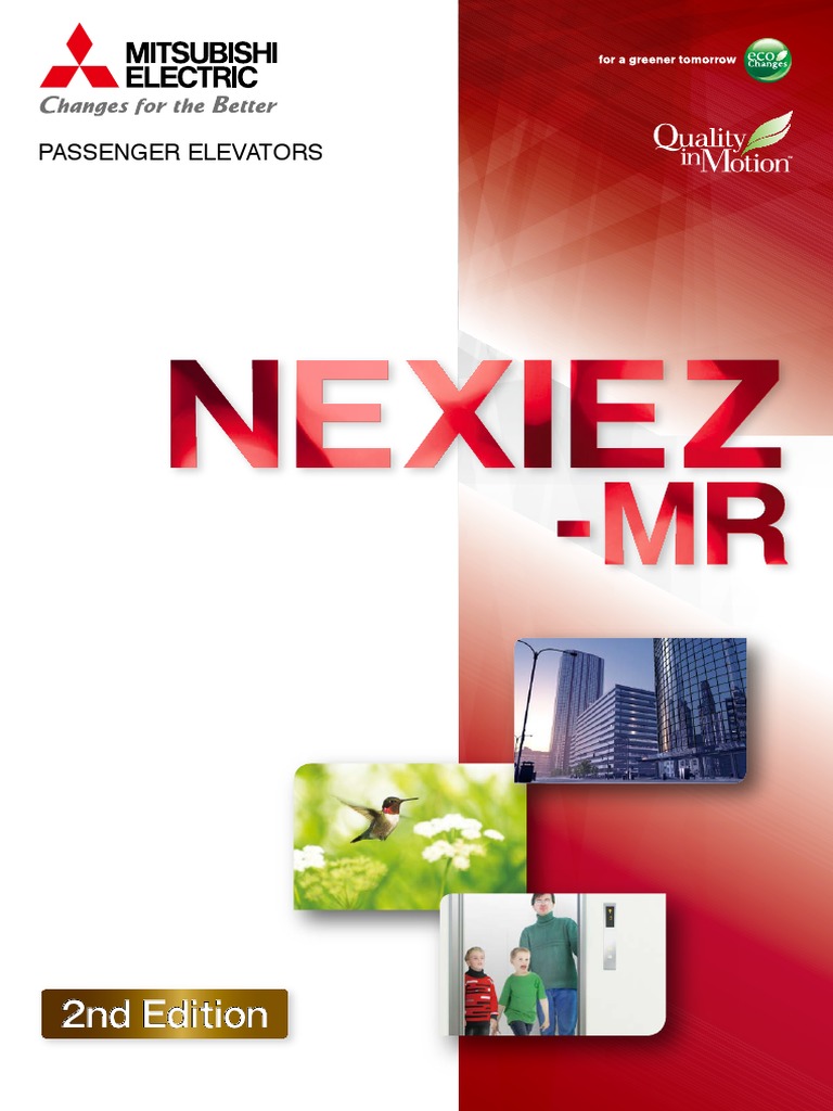 Mitsubishi Passenger Elevators | PDF | Elevator | Electric Motor