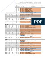 Jadwal Kuliah Ganjil 2019