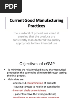 Current Good Manufacturing Practices