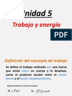 TRABAJO  Y ENERGÍA