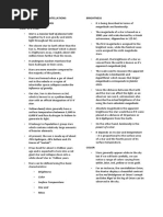 Stars and Constellations Characteristics of Stars Brightness