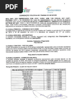 Convenção Coletiva Trabalho 2018-2019