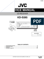 JVC Car Stereo KD-S595 Service Manual