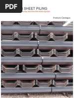 SG Sheet Piling: Products Catalogue