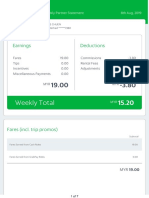 Weekly Total 15.20: Earnings Deductions