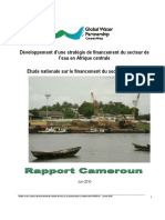 Etude Nationale Sur Le Financement Du Secteur de Leau Au Cameroun