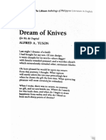 Dream of Knives by Alfred Yuson