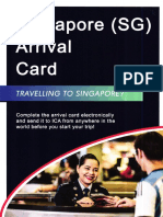 Submit Your Singapore Arrival Card Electronically with the SG Arrival Card App