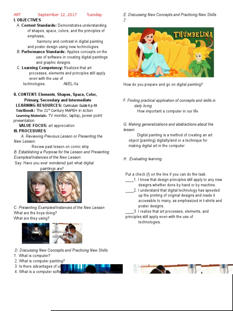 Q2 L3 Art Digital Painting | PDF | Paintings | Graphic Design