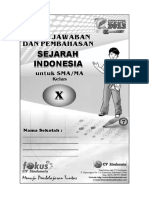 Kunci Sejarah Indonesia 10A K-13 Wajib