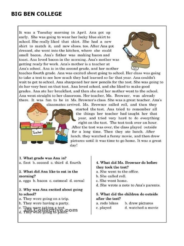 Big Ben College Overview and Programs | PDF