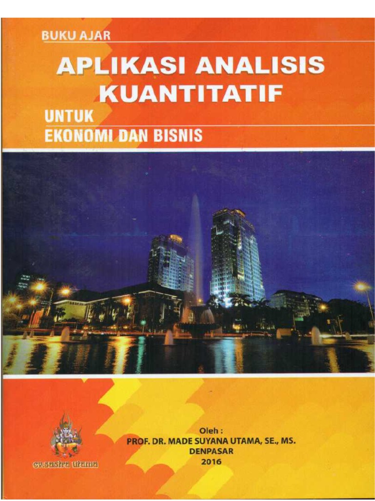 Aplikasi Analisis Kuantitatif Pdf Pdf