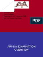 DTM Technical Training for API 510 Exam Prep