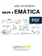 Cuaderno de Ingreso Matematica