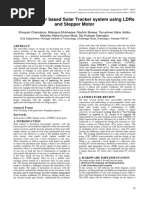 Microcontroller Based Solar Tracker System Using Ldrs and Stepper Motor