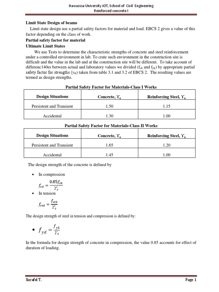 Beam Design for Flexure and Shear | PDF | Strength Of Materials | Beam ...