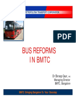 BMTC Reforms Bring Sustainable Public Transport