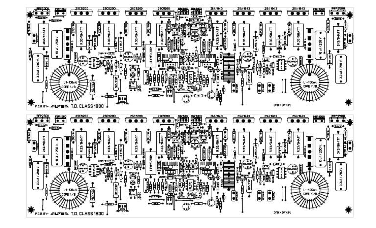 Class td amplifier schematic