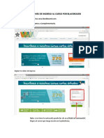 Instrucciones Ingreso Al Curso Directamente Por Blackboard