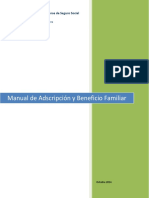 Manual de Adscripción y Beneficio Familiar