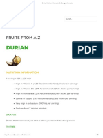 Durian: Fruits From A-Z